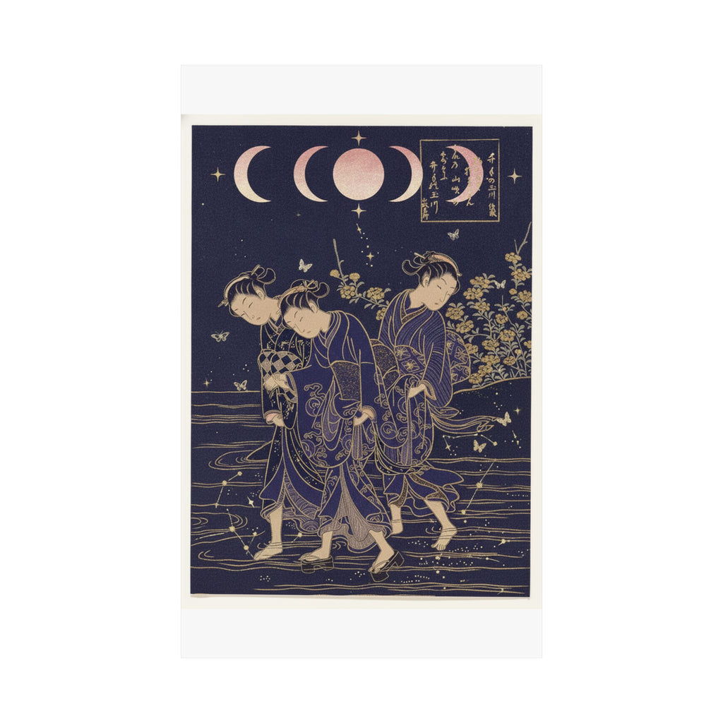 Celestial — The Tama River At Ide, Yamashiro Province — Matte Poster