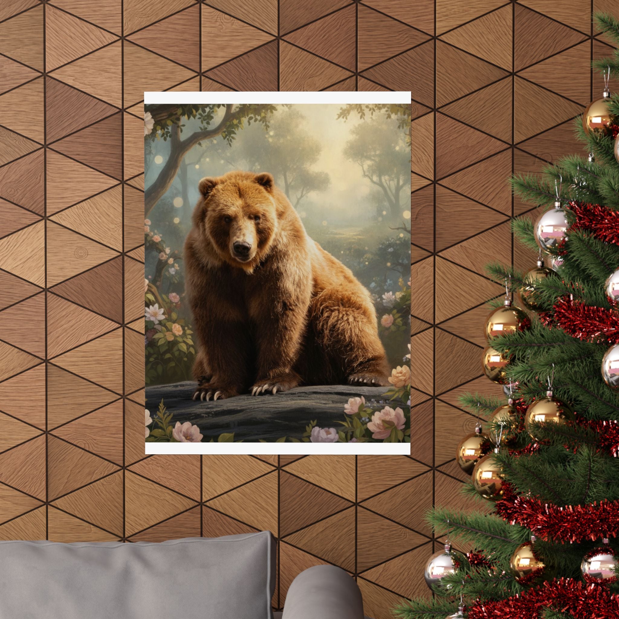 Scenic Nature — Bear — Matte Poster