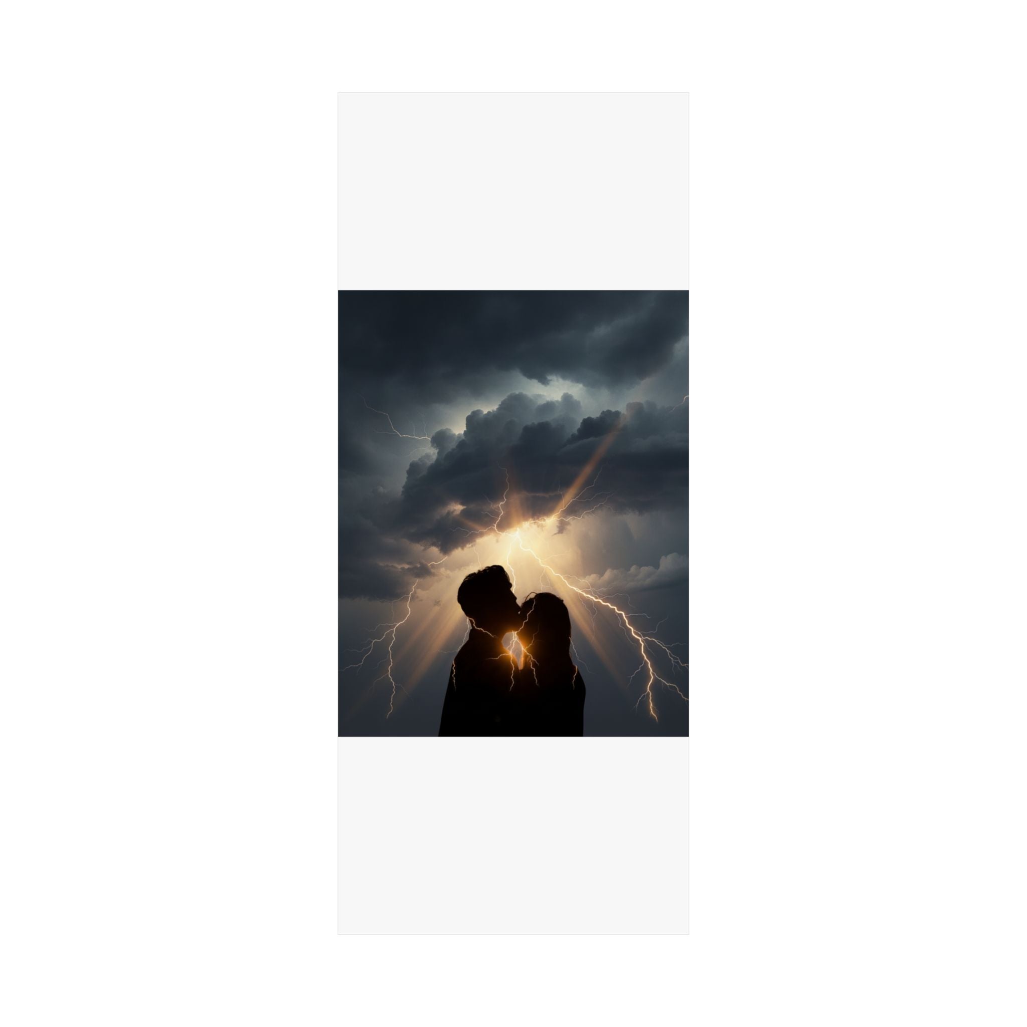 Dramatic Storm — Person — Matte Poster