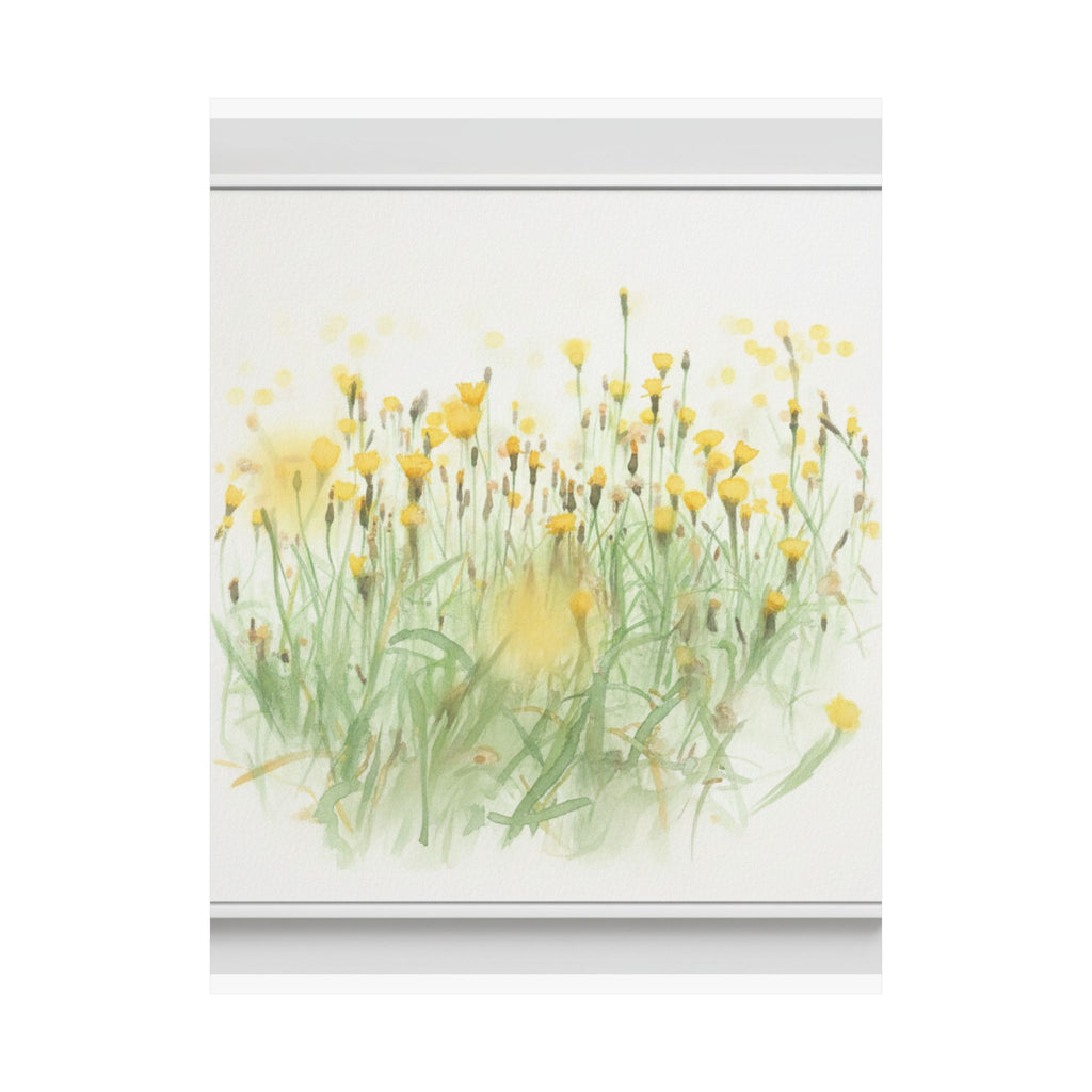 Watercolor — Flower — Matte Poster