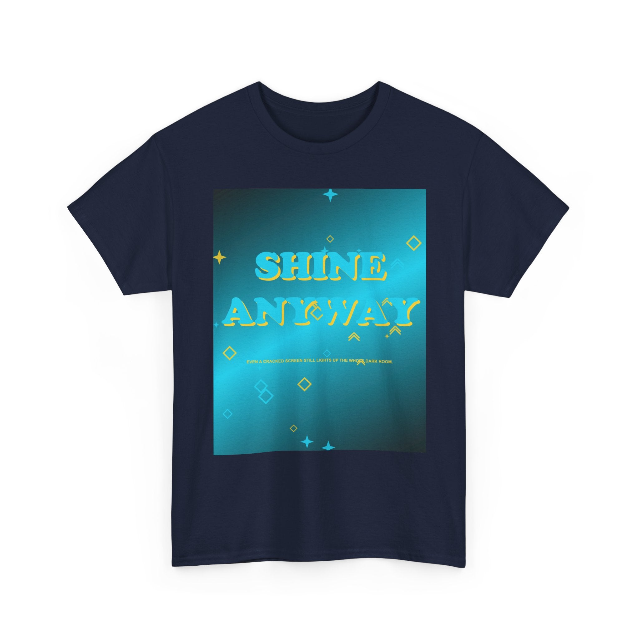 SHINE ANYWAY graphic tee — product view 3