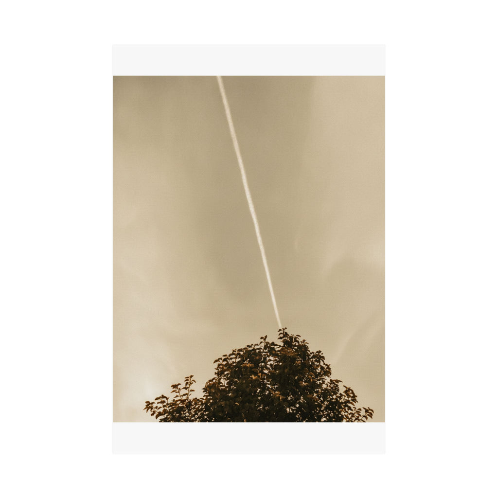 Scenic Nature — Contrail — Matte Poster