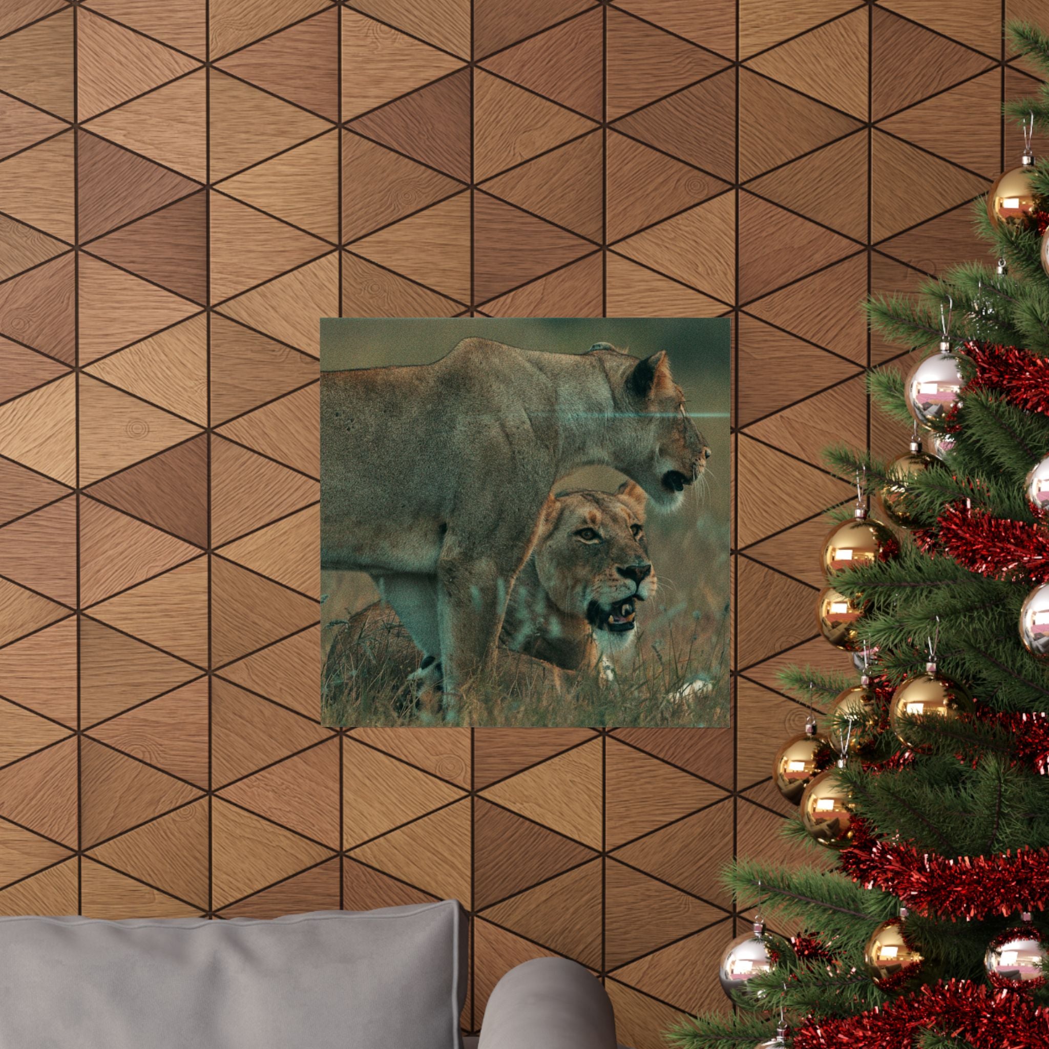 Cinematic — Lions — Matte Poster