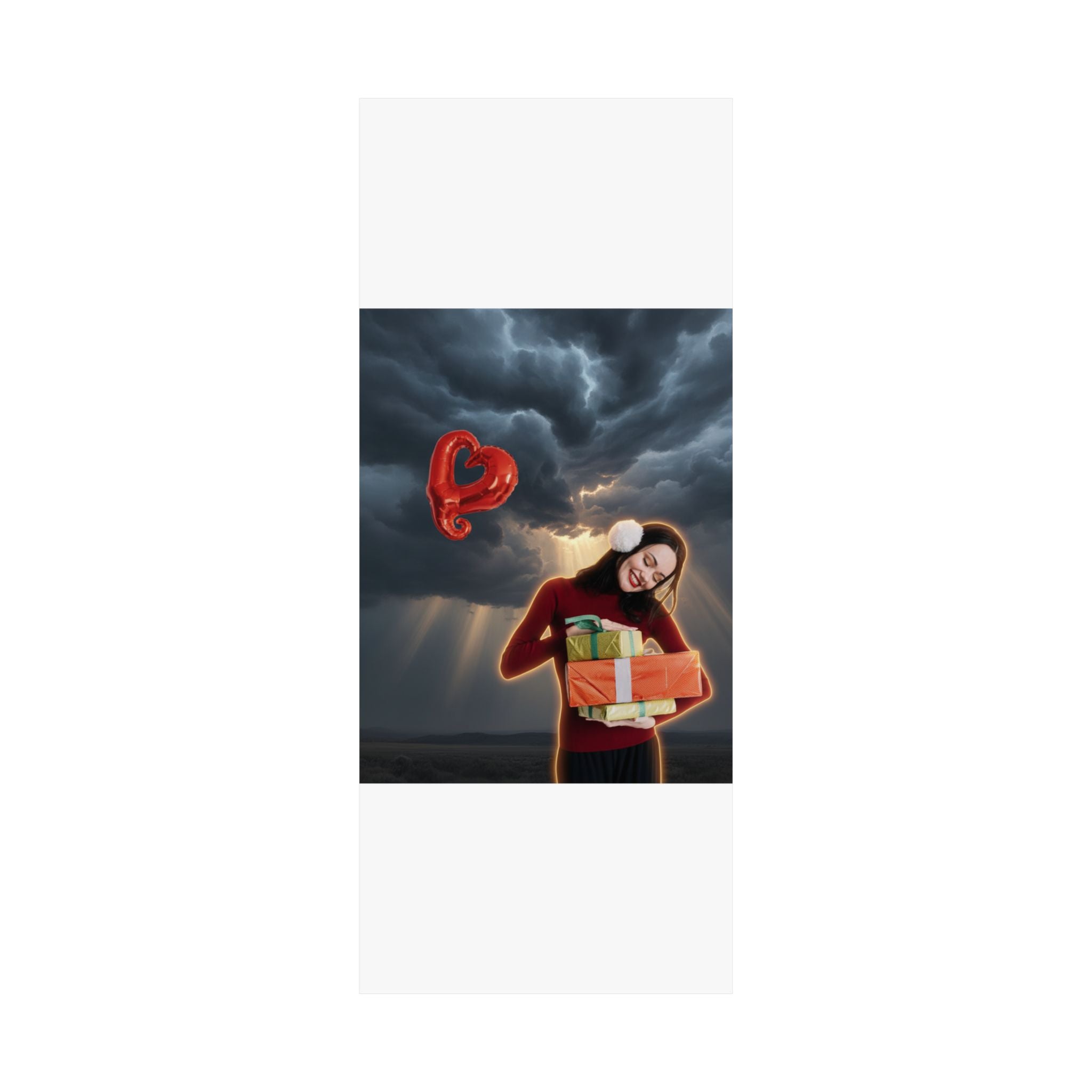 Dramatic Storm — Person — Matte Poster