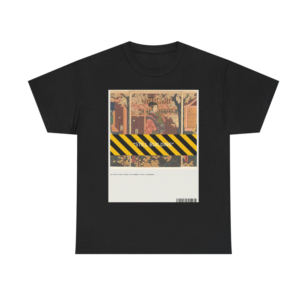"STILL BUILDING" graphic tee by Zukkay