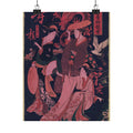 Japanese Street — Three Young Ladies By The Seashore — Matte Poster