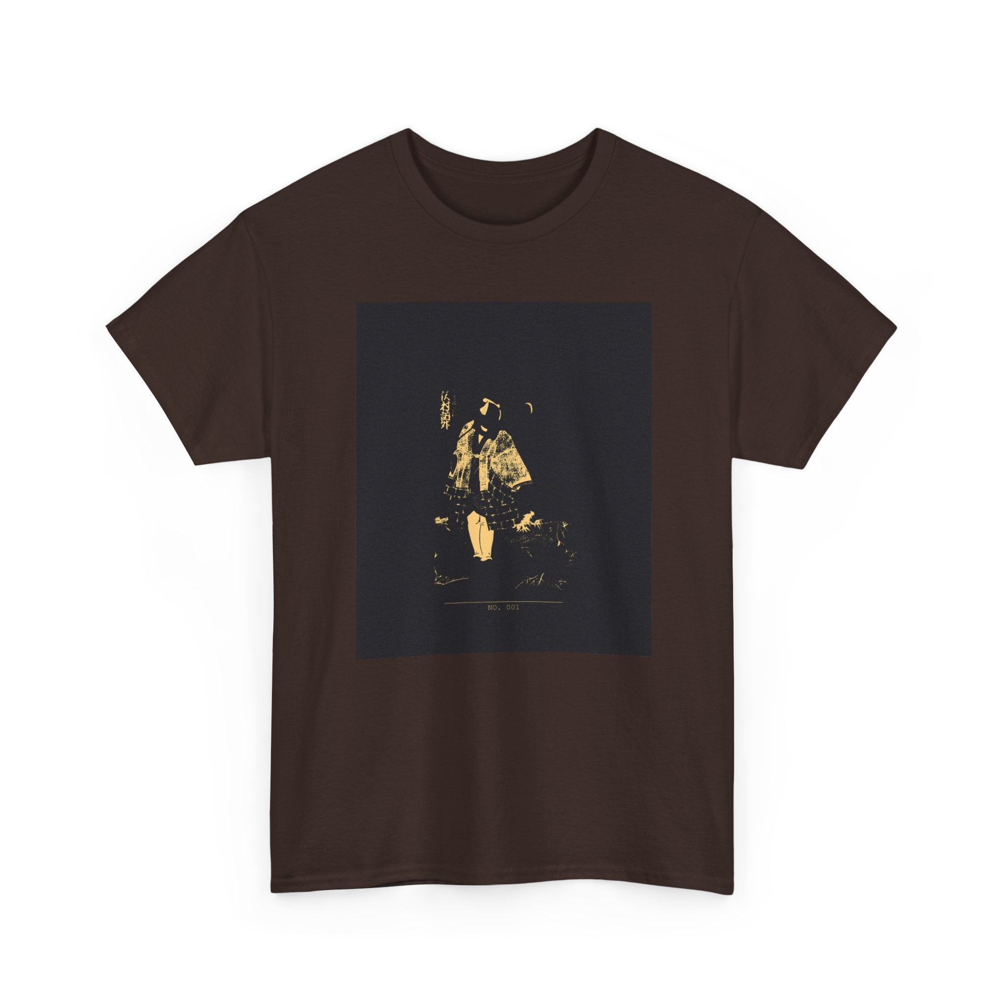 NO. 001 Gold Kabuki Samurai Ukiyo-e Graphic Tee