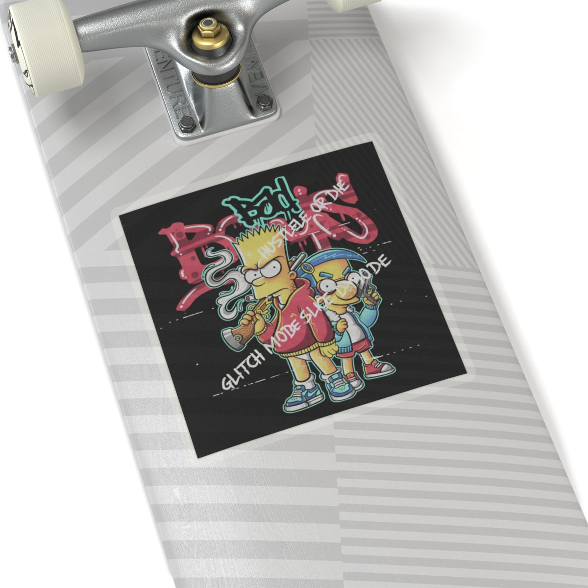 Glitch Culture — Person — Kiss-Cut Sticker