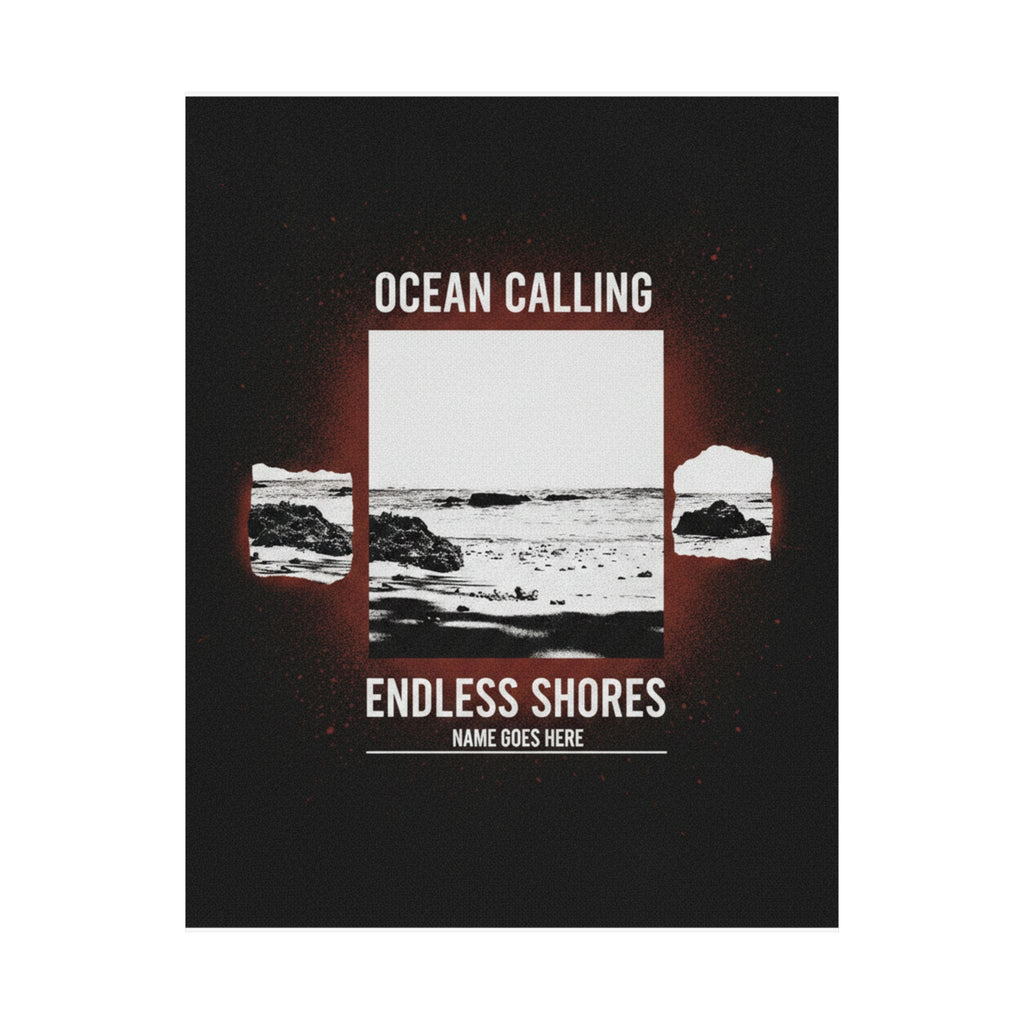 Streetwear Collage — Beach — Matte Poster