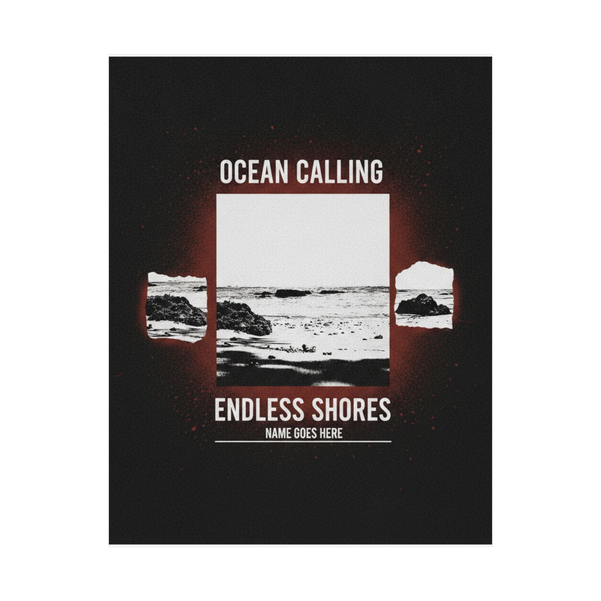 Streetwear Collage — Beach — Matte Poster