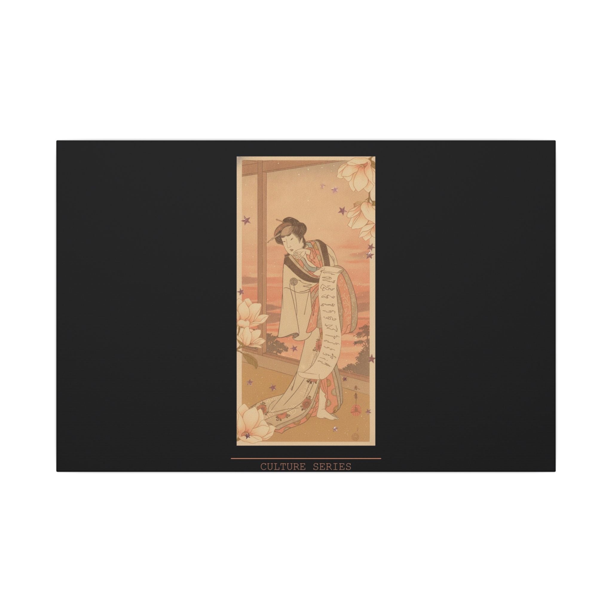 STREET CERTIFIED | The Second Yamashito Kinsaku As A Courtesan Standing In A Room — Matte Canvas