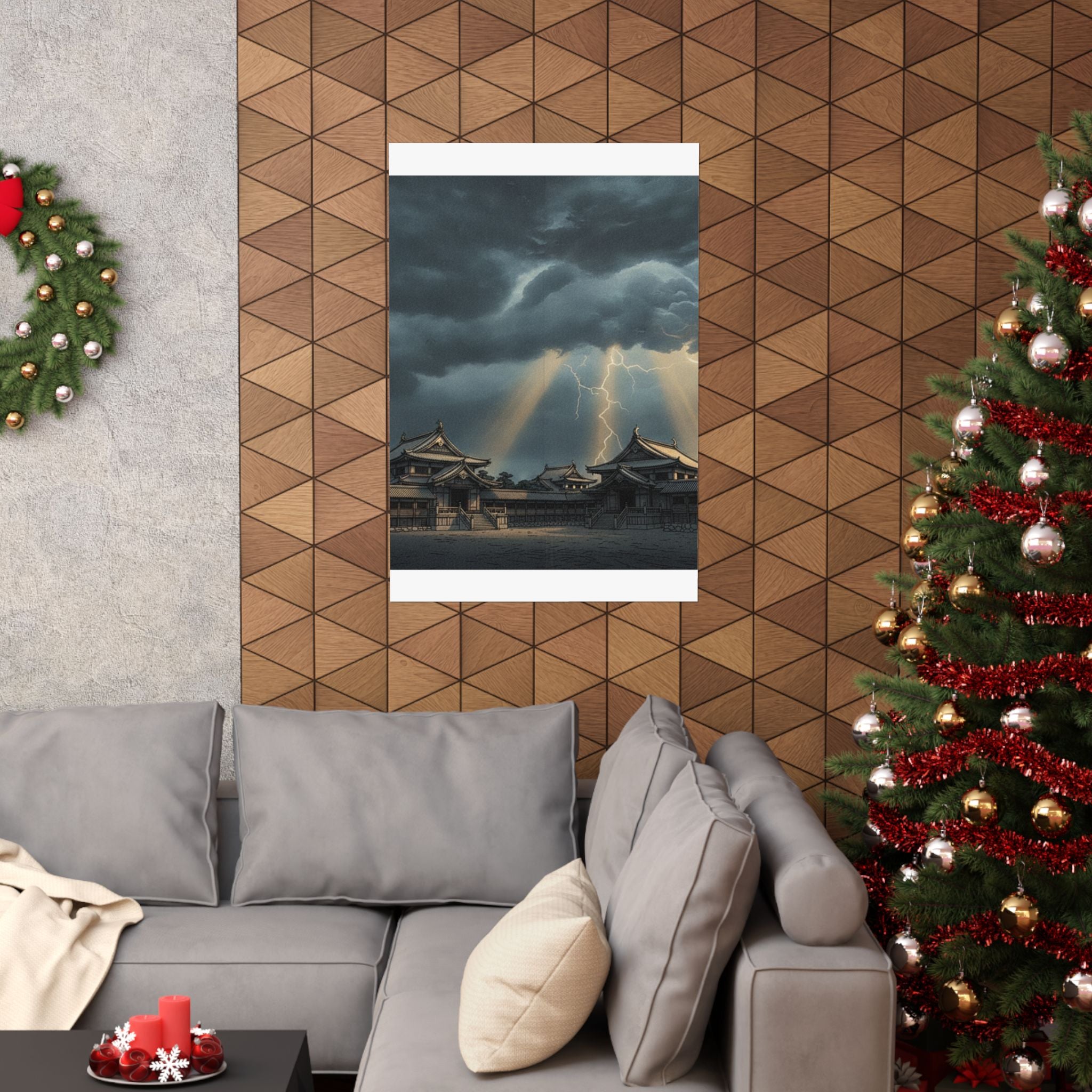 Dramatic Storm — The Inner Palace Of Chiyoda (Chiyoda No Ōoku) — Matte Poster