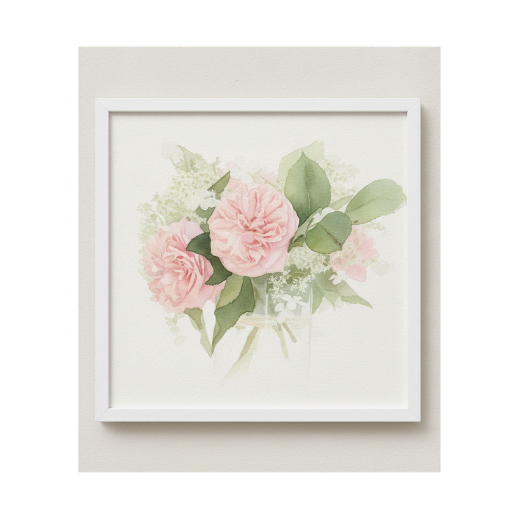 Watercolor — Flower — Matte Poster
