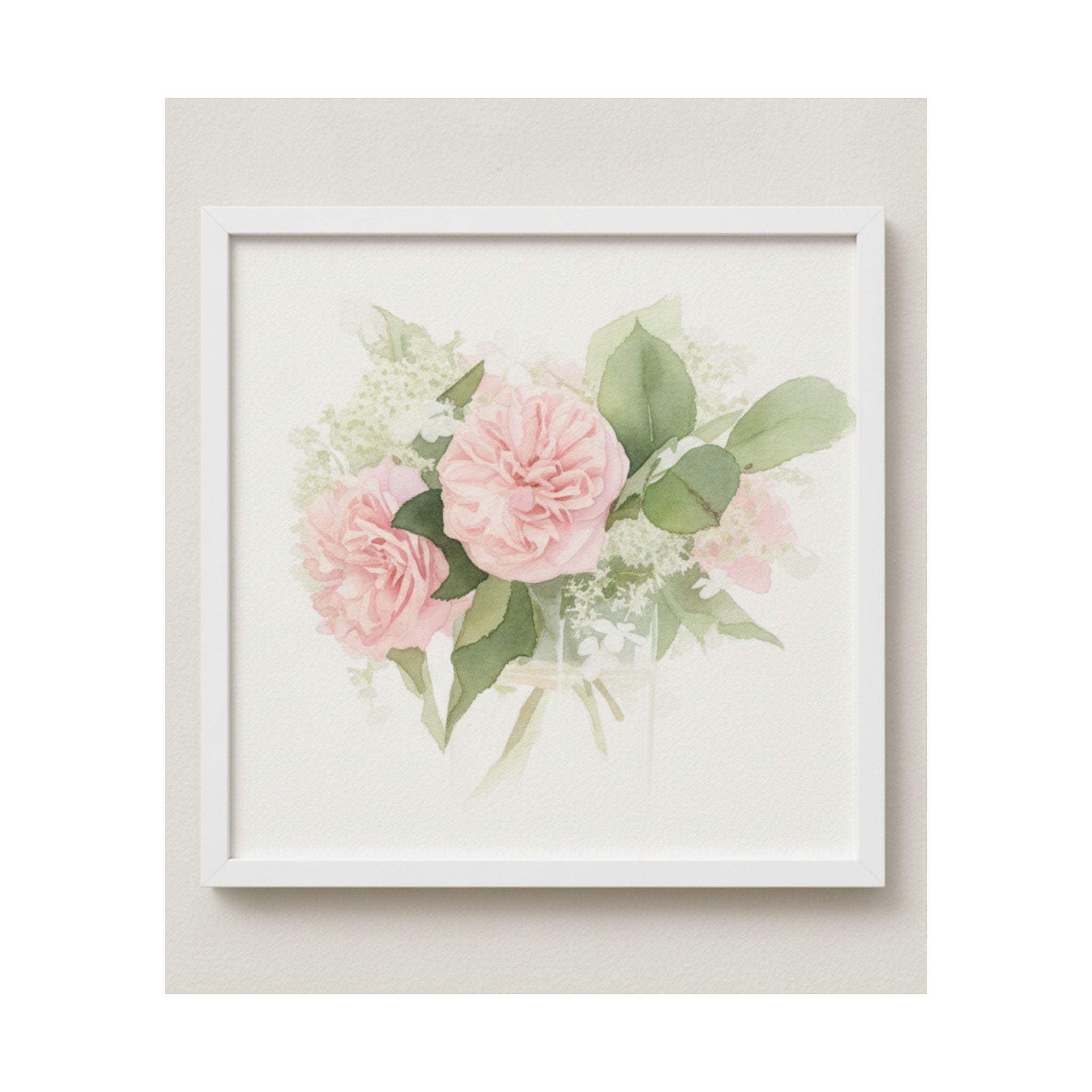 Watercolor — Flower — Matte Poster