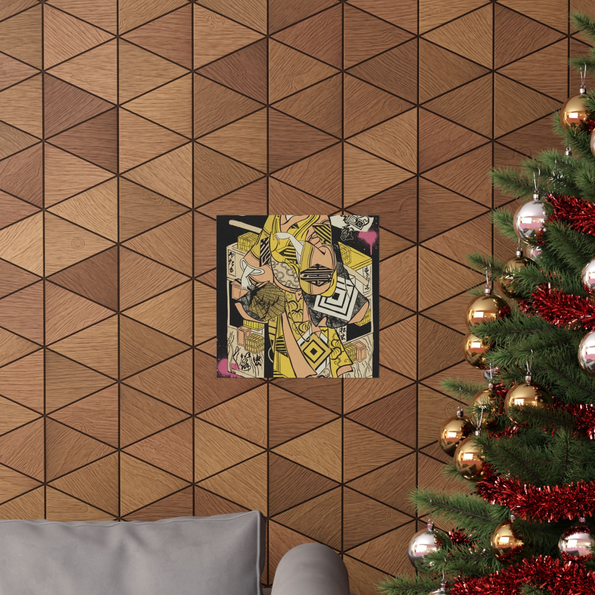Streetwear Collage — The Actor Ichikawa Danjuro Ii, 1688–1758 — Matte Poster
