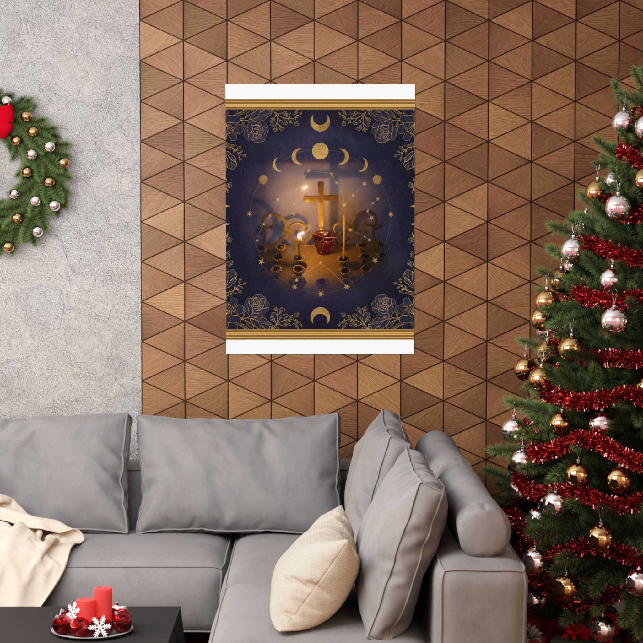 Celestial — Candle — Matte Poster