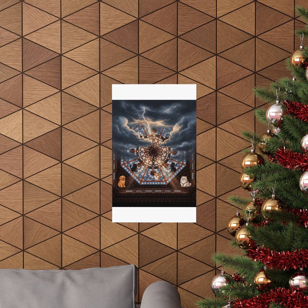 Dramatic Storm — Ceiling — Matte Poster