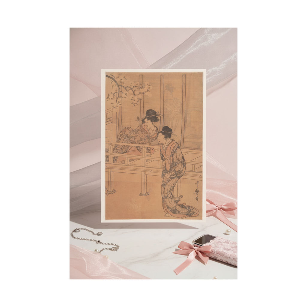 Product Marketing — The Lady Of Rokujo Being Visited By The Princess Aoi — Matte Poster