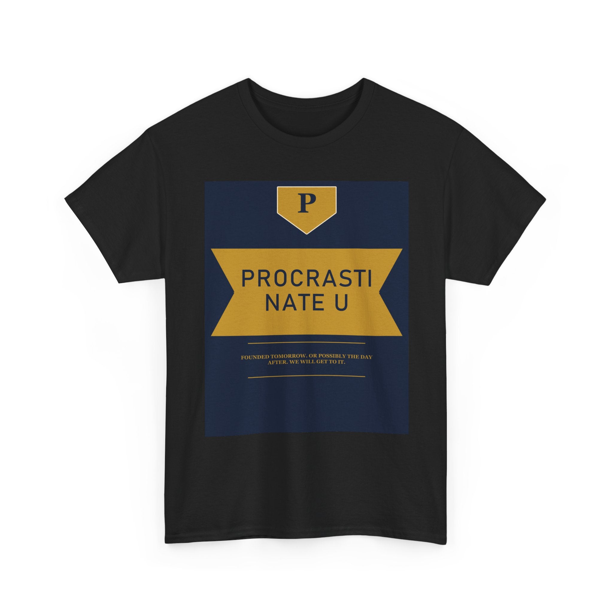 PROCRASTINATE U graphic tee — product view 3