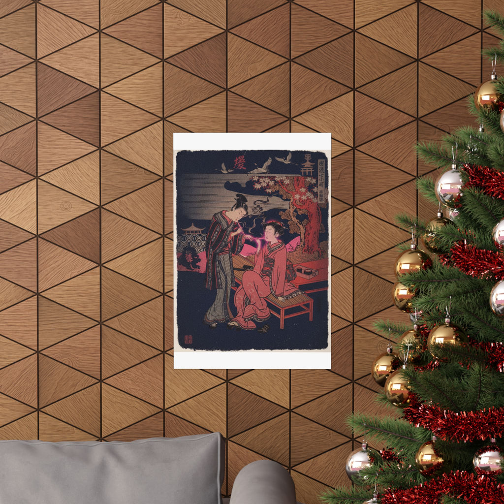 Japanese Street — Sotoba; One Of Seven Komachi — Matte Poster