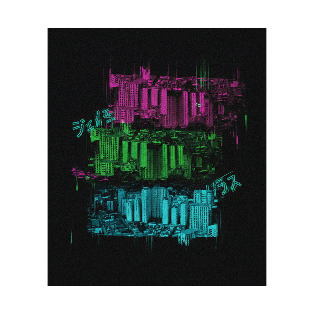 Glitch Culture — Cityscape — Matte Poster