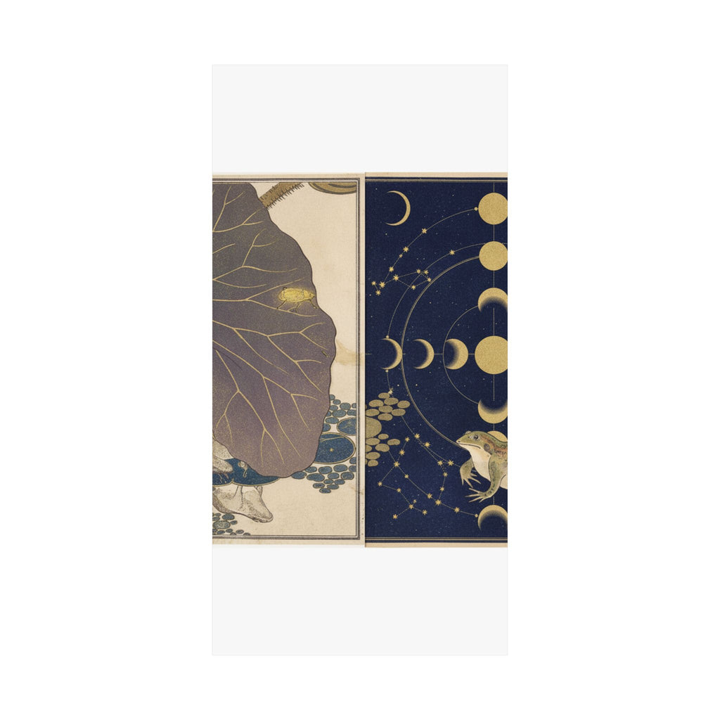 Celestial — Frog (Kaeru); Gold Beetle (Kogane Mushi), From The Picture Book Of Crawling Crea — Matte Poster
