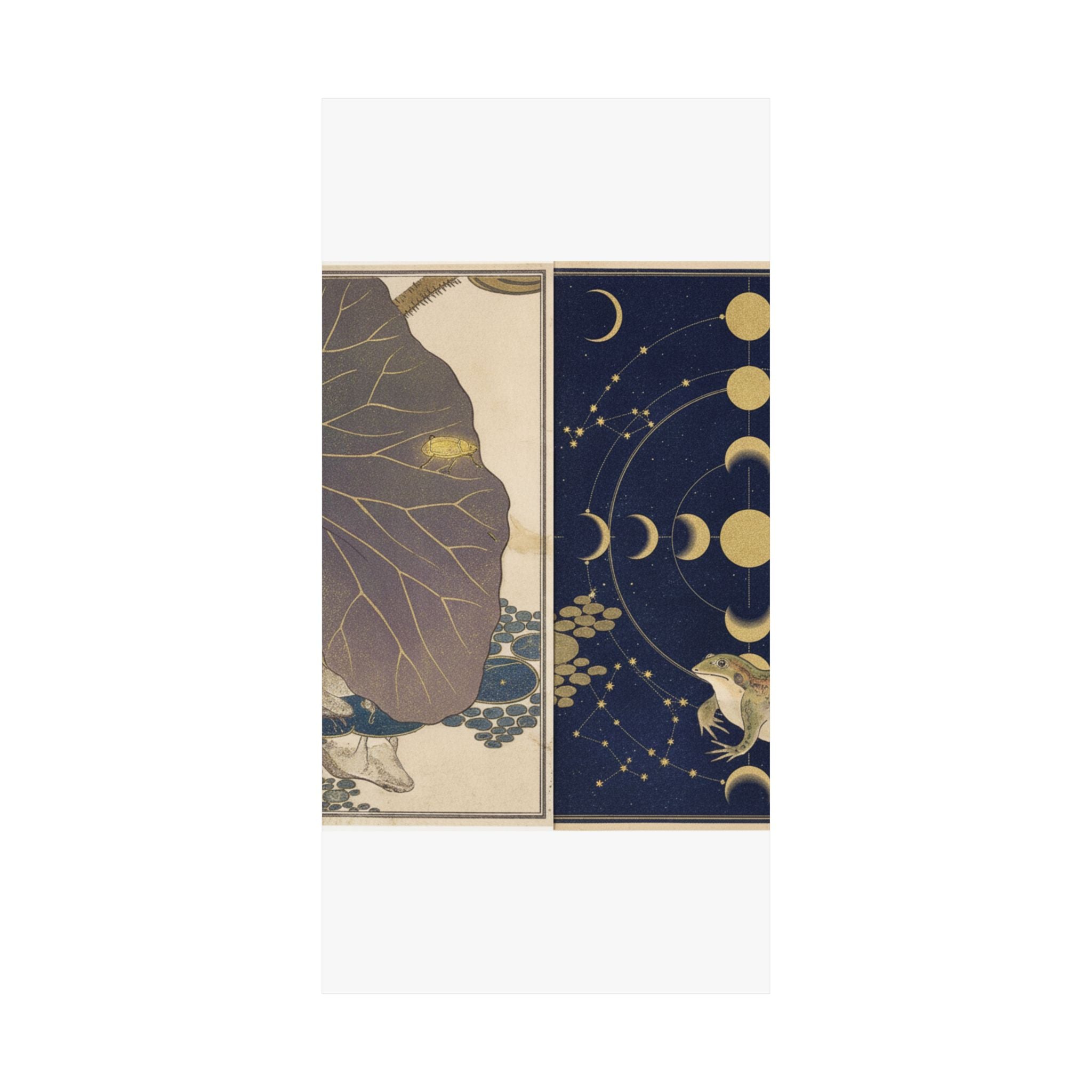 Celestial — Frog (Kaeru); Gold Beetle (Kogane Mushi), From The Picture Book Of Crawling Crea — Matte Poster