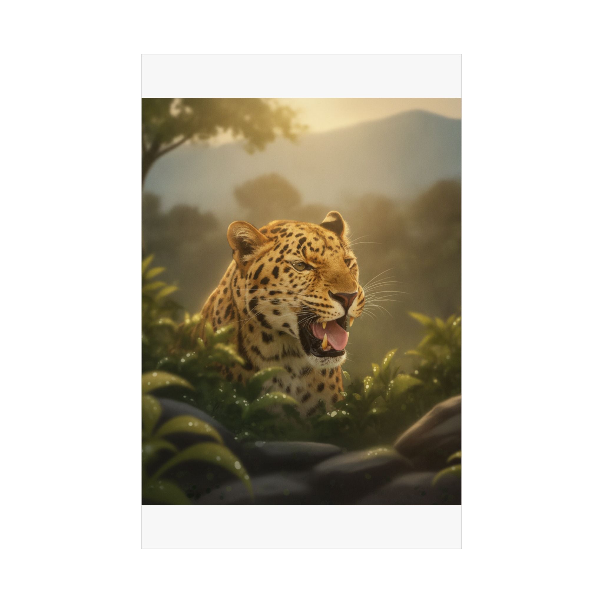 Scenic Nature — Leopard — Matte Poster