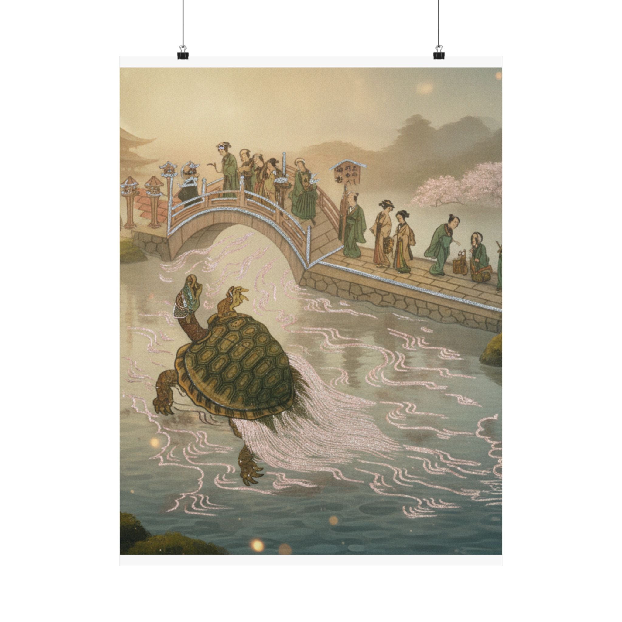 Scenic Nature — Shinabazu Benten Kaicho: Ceremony Of Worshipping Benten At Shinabazu Temple — Matte Poster