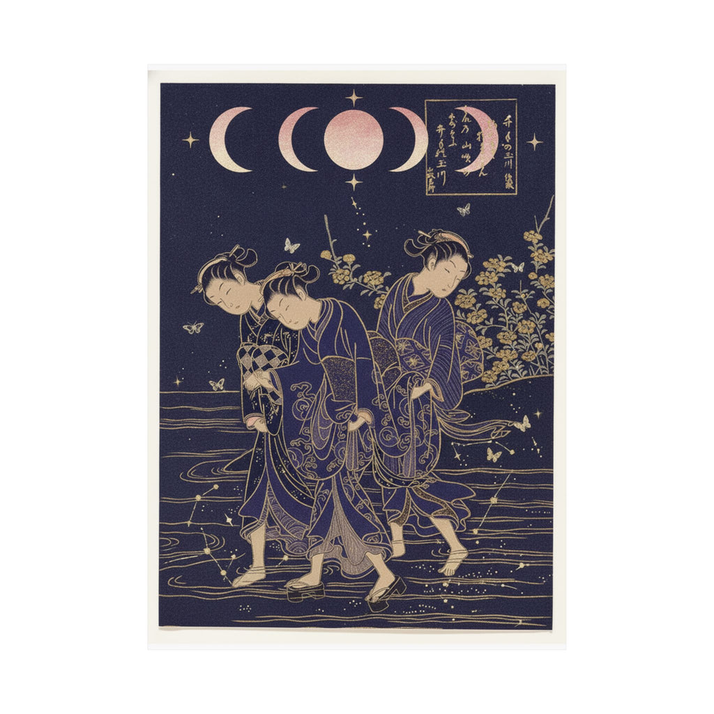Celestial — The Tama River At Ide, Yamashiro Province — Matte Poster