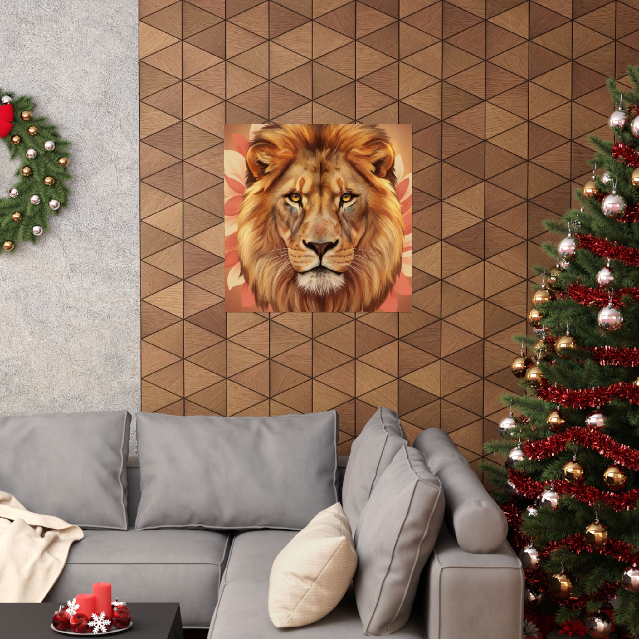 Southern Sunset — Lion — Matte Poster