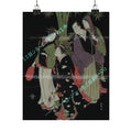 Glitch Culture — Kabuki Actors Segawa Kikunojō Iii And Ichikawa Monnosuke Ii And Two Courtesans C — Matte Poster