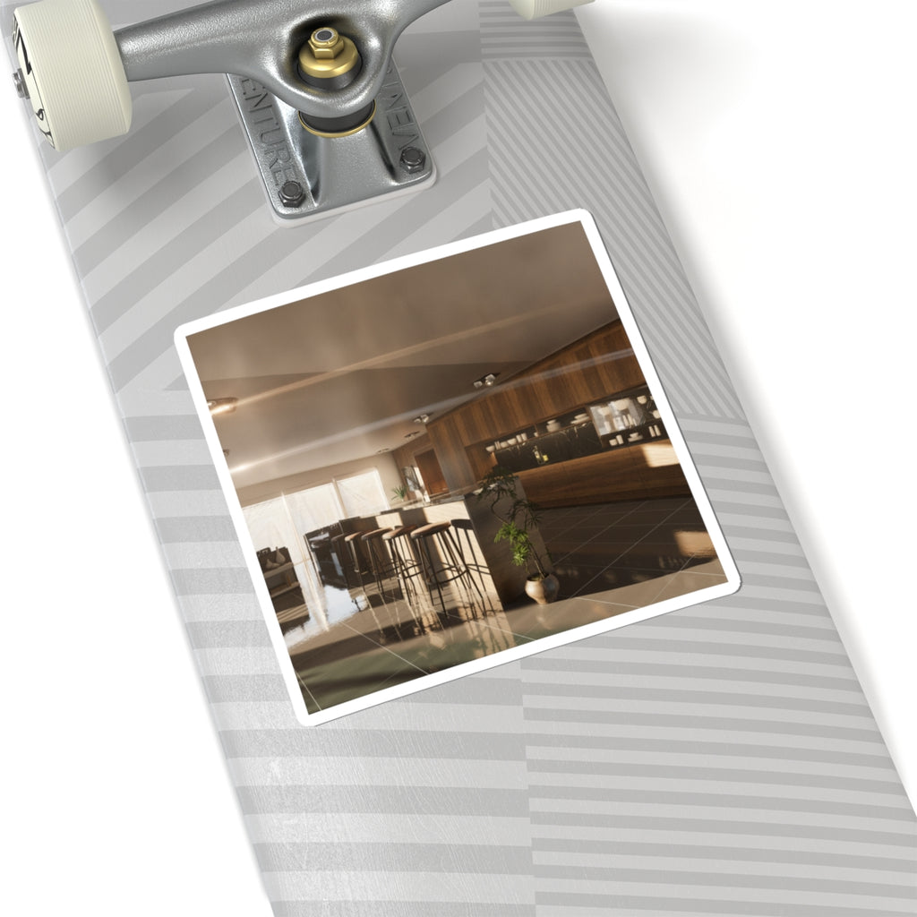 Cinematic — Kitchen — Kiss-Cut Sticker