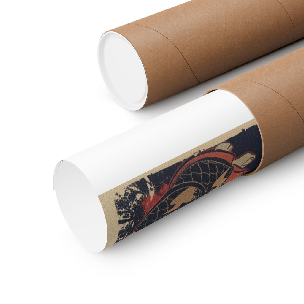Japanese Street — The Actor Yoshizawa Ayame As A Samurai — Matte Poster