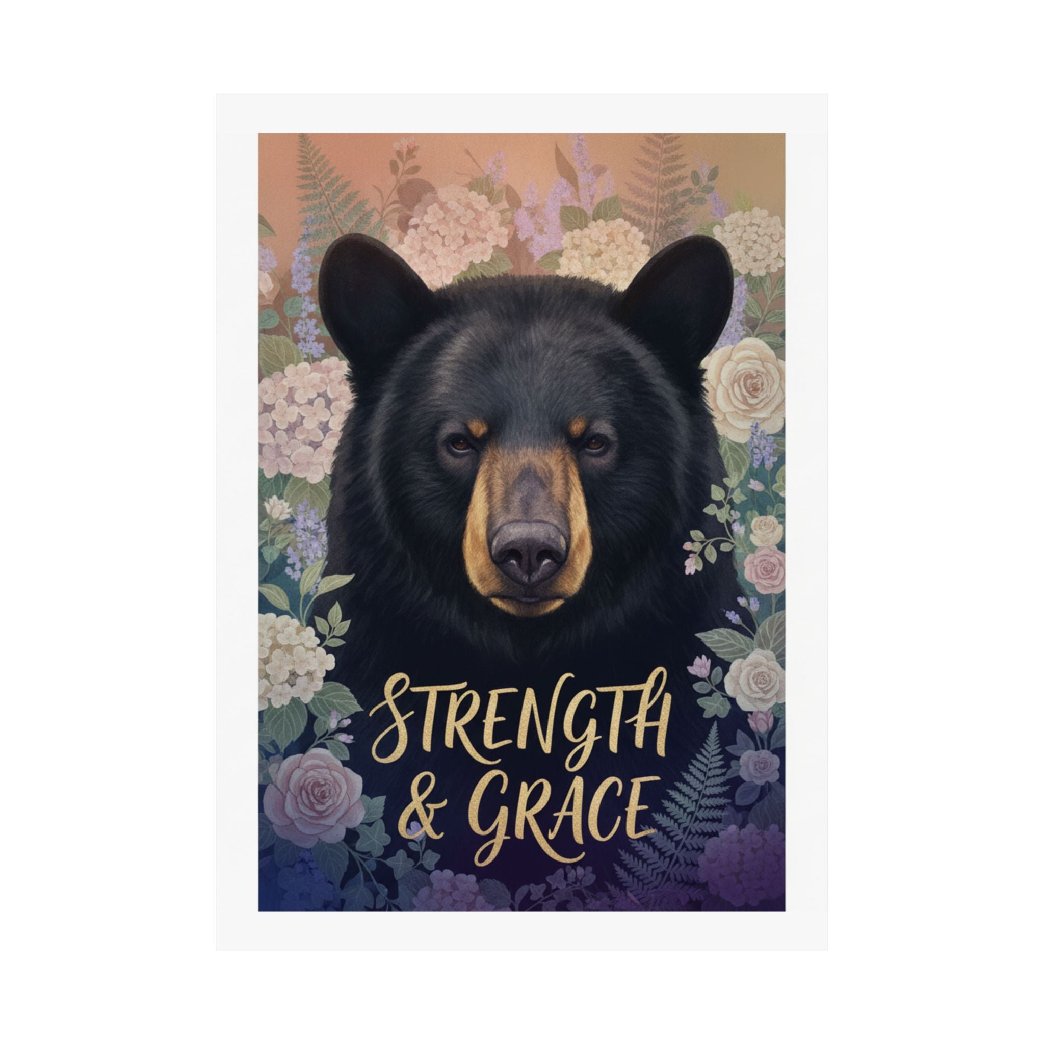 Affirmation — Bear — Matte Poster
