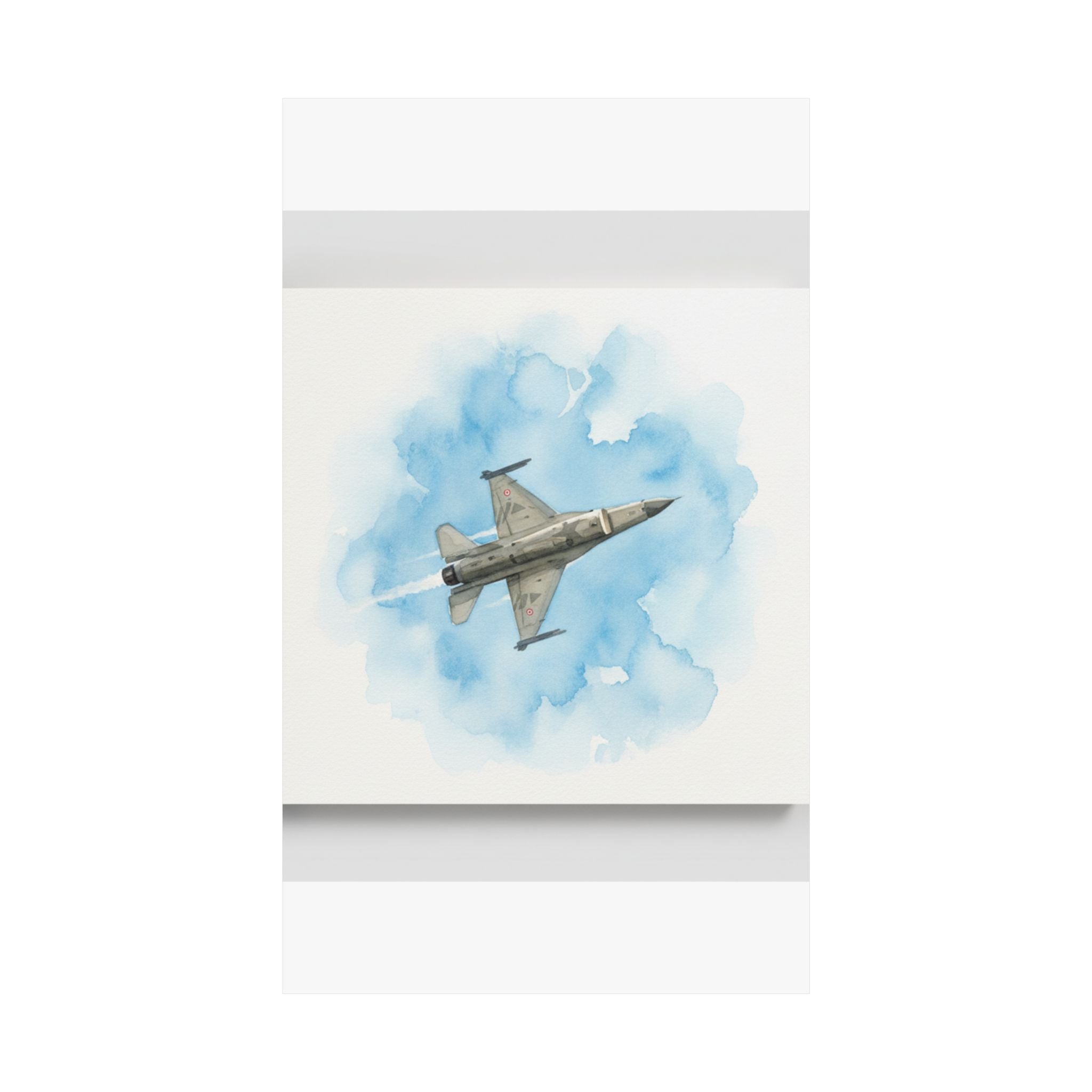Watercolor — Aircraft — Matte Poster