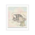 Watercolor — Ichikawa Danjūrō Vii Preparing New Year'S Gifts — Kiss-Cut Sticker