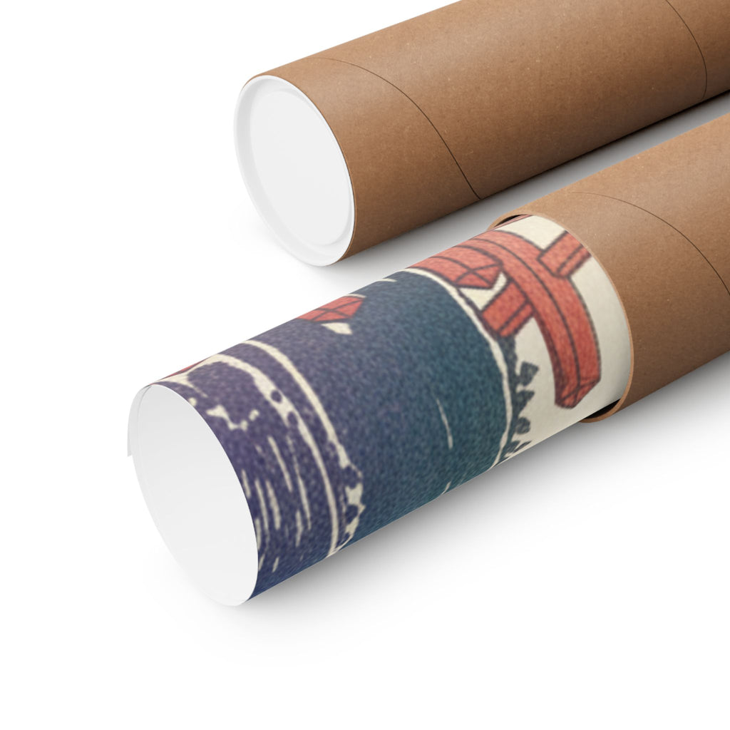 Affirmation — History Of Kamakura: Building Tsurugaoka Hachiman Shrine — Matte Poster