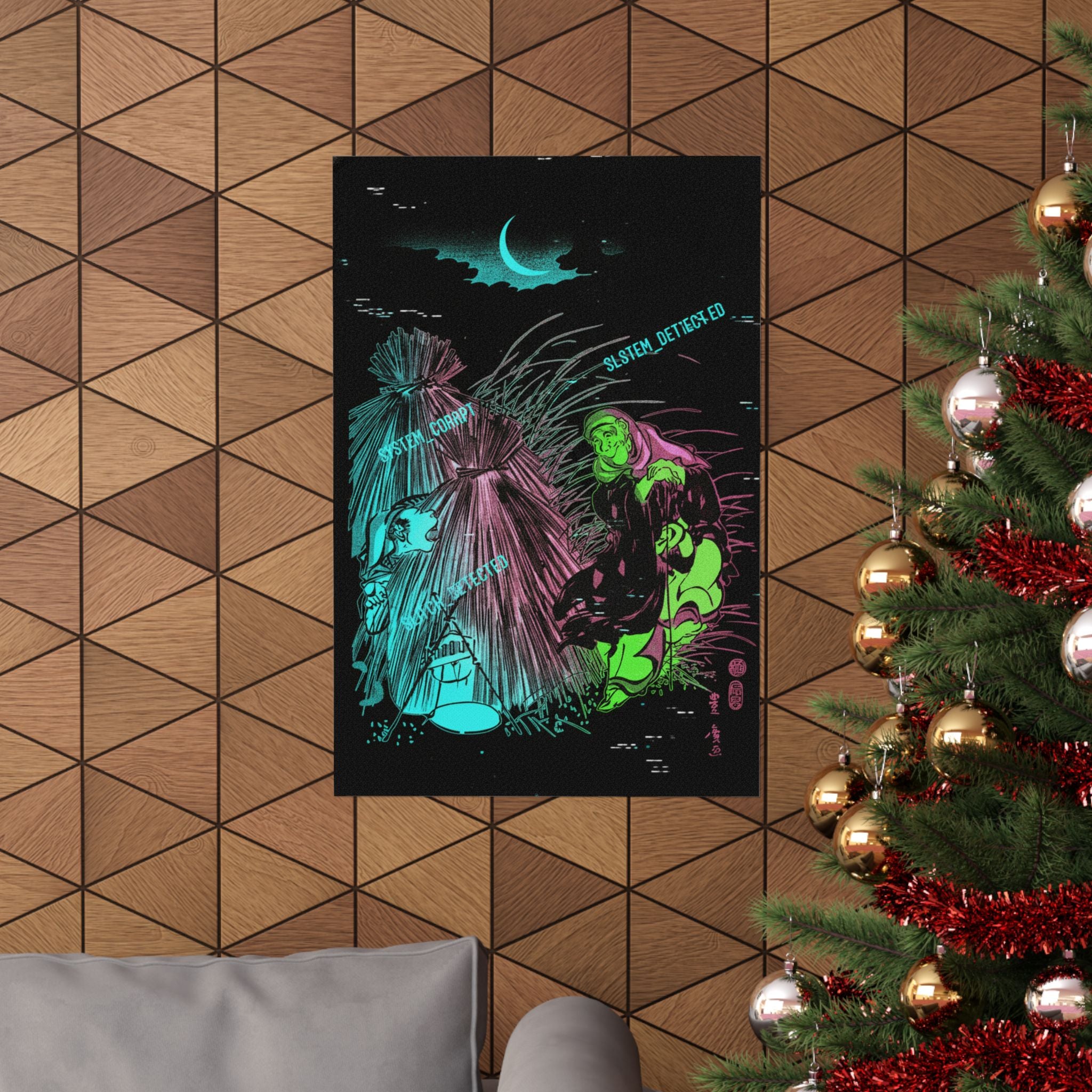 Glitch Culture — Trapping The Fox — Matte Poster
