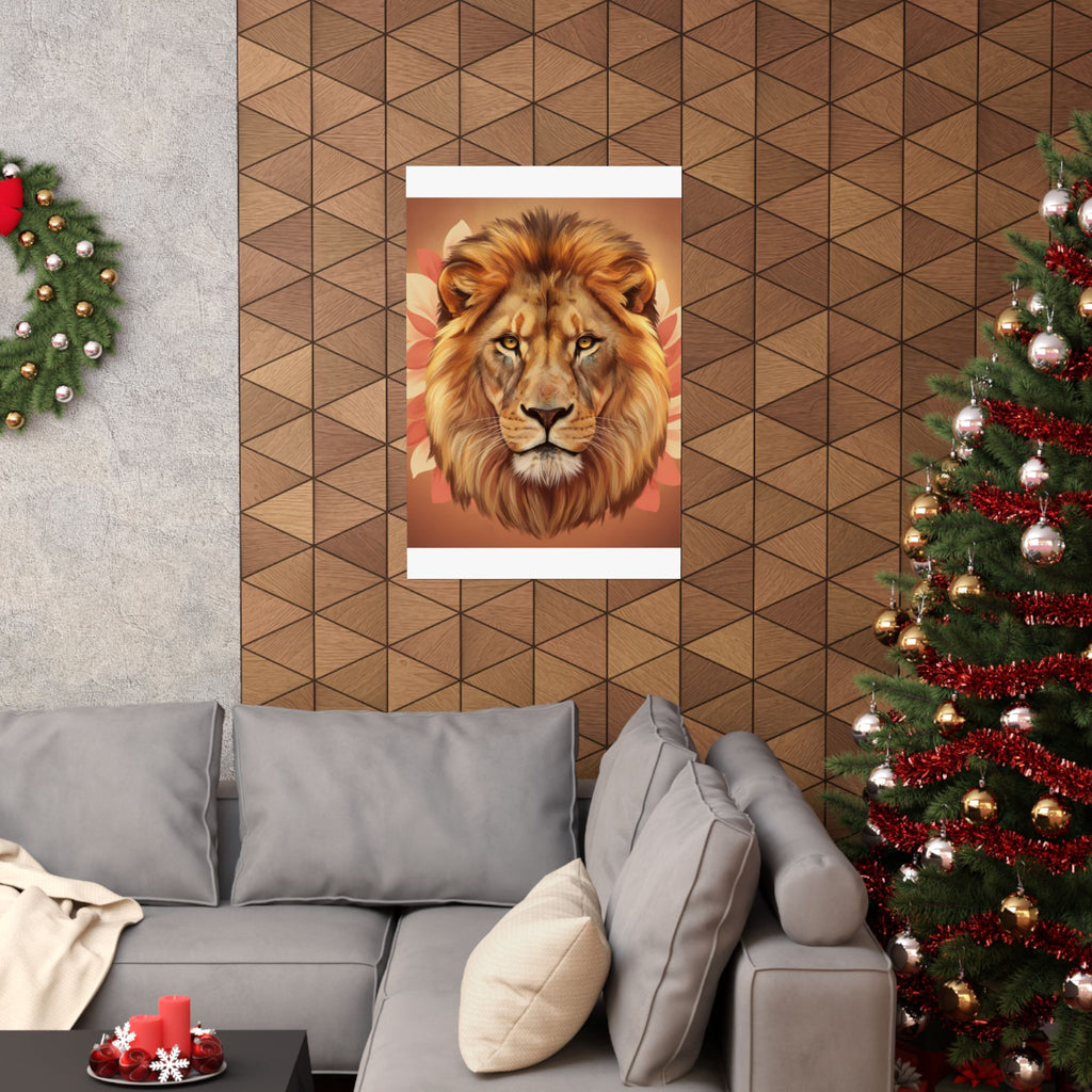 Southern Sunset — Lion — Matte Poster