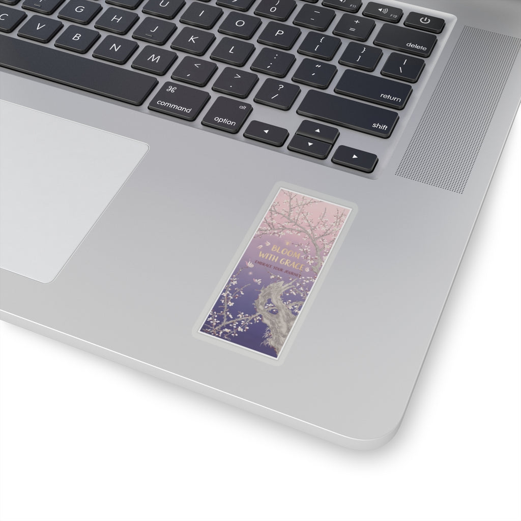 Affirmation — Plum Tree In Blossom — Kiss-Cut Sticker