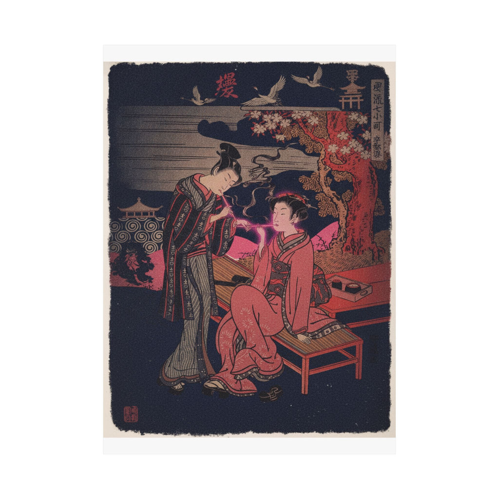 Japanese Street — Sotoba; One Of Seven Komachi — Matte Poster