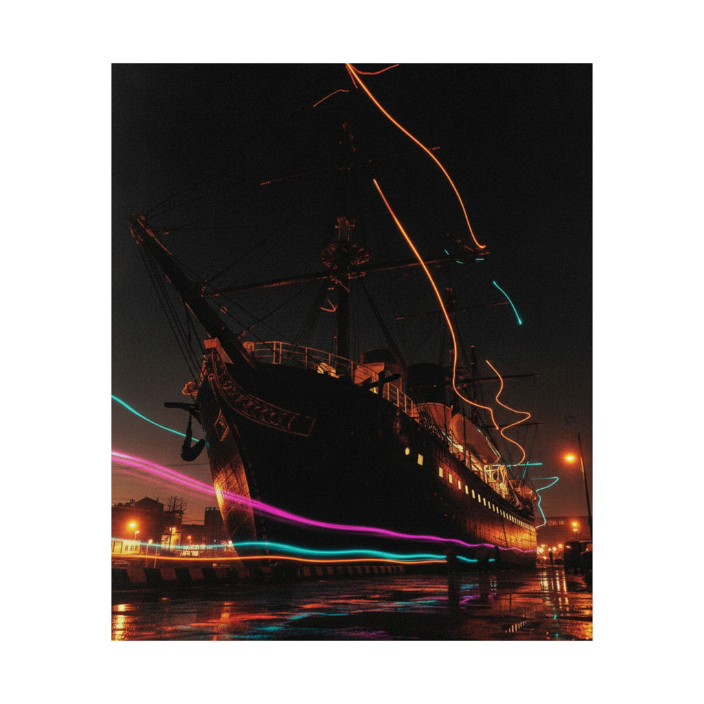 Fast Furious — Yokohama Trade: Picture Of Westerners Shipping Cargo — Matte Poster