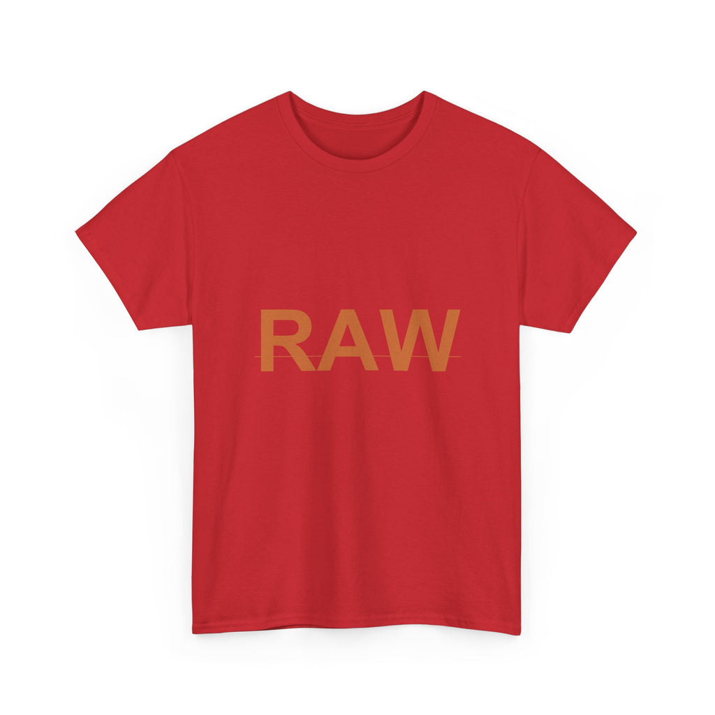 RAW Rust Block Letter Statement Graphic Tee