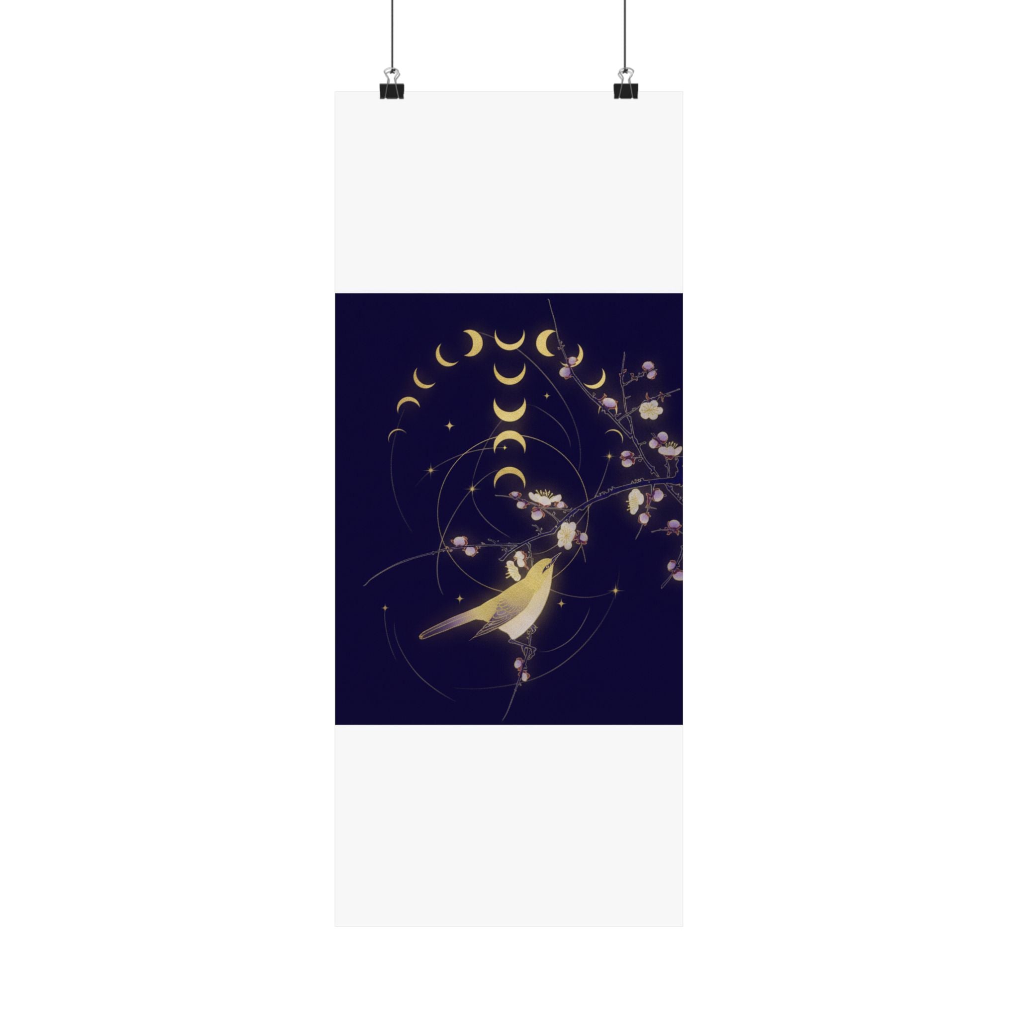 Celestial — New Moon; Nightingale On A Plum Branch — Matte Poster