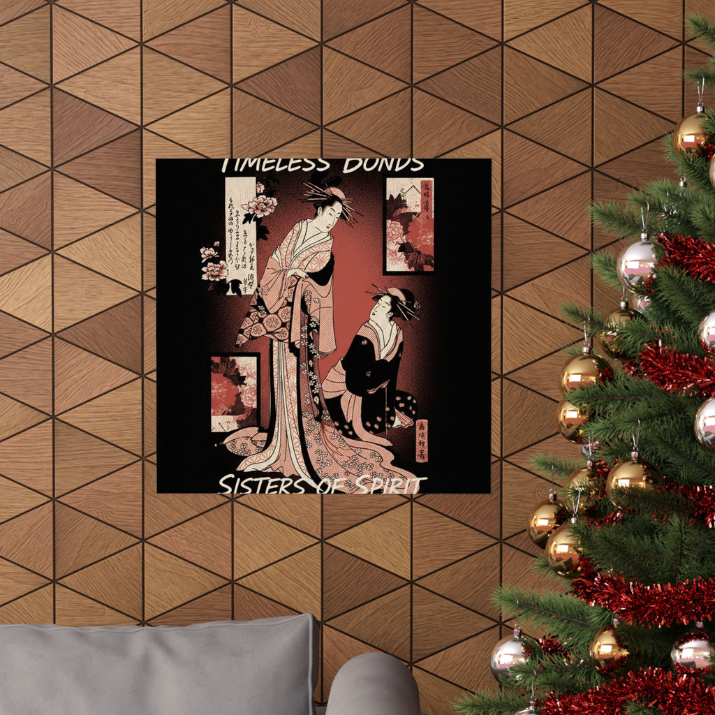 Streetwear Collage — Courtesan And Her Maid — Matte Poster