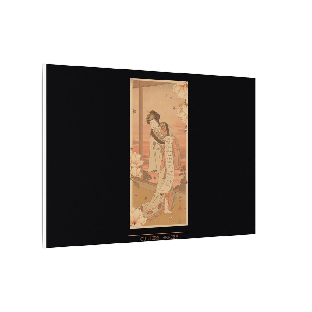 STREET CERTIFIED | The Second Yamashito Kinsaku As A Courtesan Standing In A Room — Matte Canvas