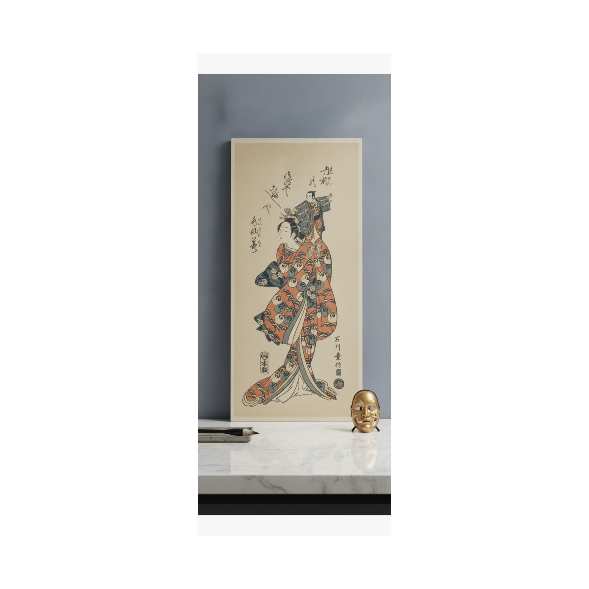 Product Marketing — The Actor Bandō Hikosaburo I In A Female Role — Matte Poster