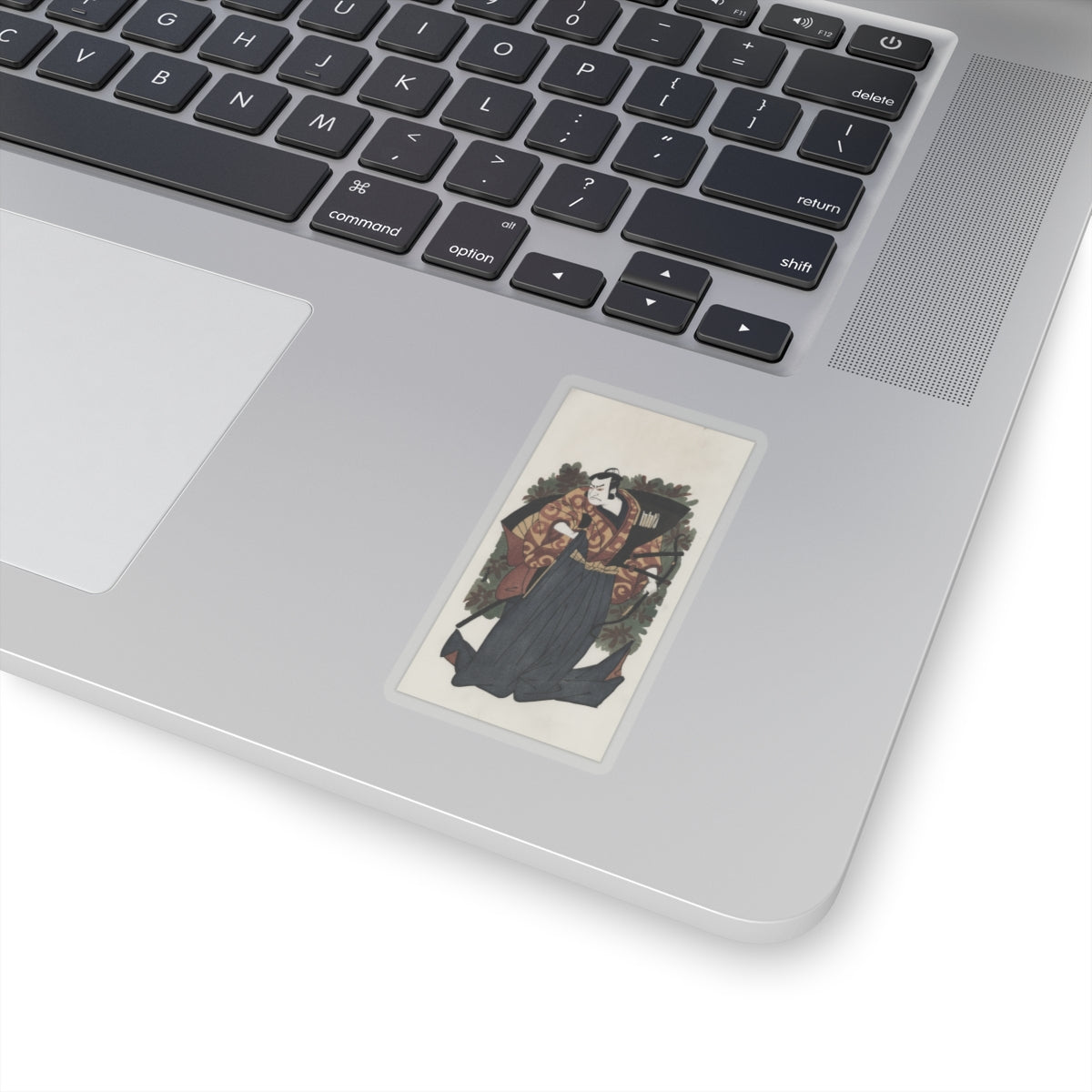 Watercolor — The First Nakamura Nakazo As A Man Of High Rank Attired In Naga-Bakama — Kiss-Cut Sticker