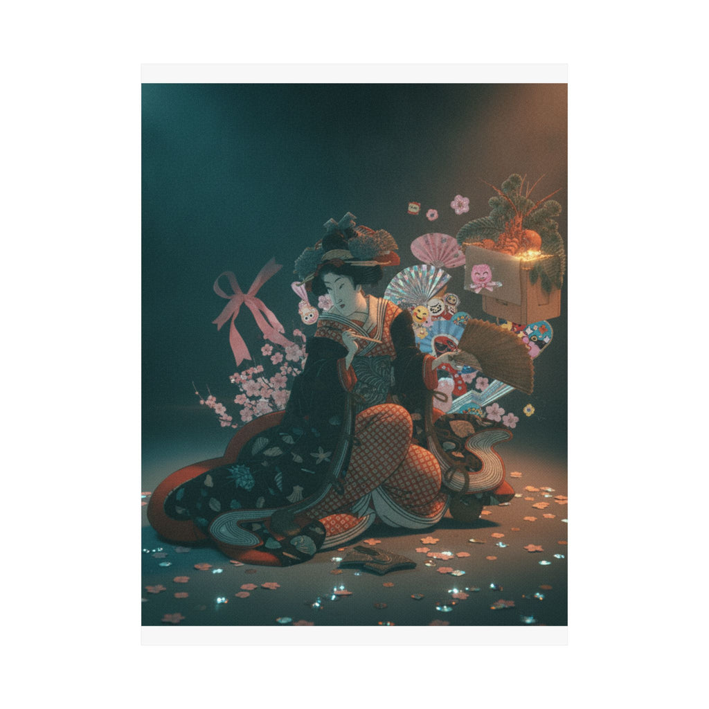 Cinematic — Courtesan And New Year Decoration — Matte Poster